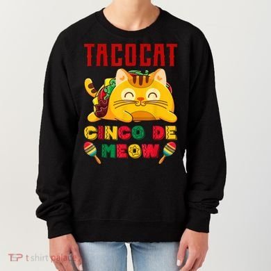 Cinco De Meow Taco Cat Mexican Women's Sweatshirt