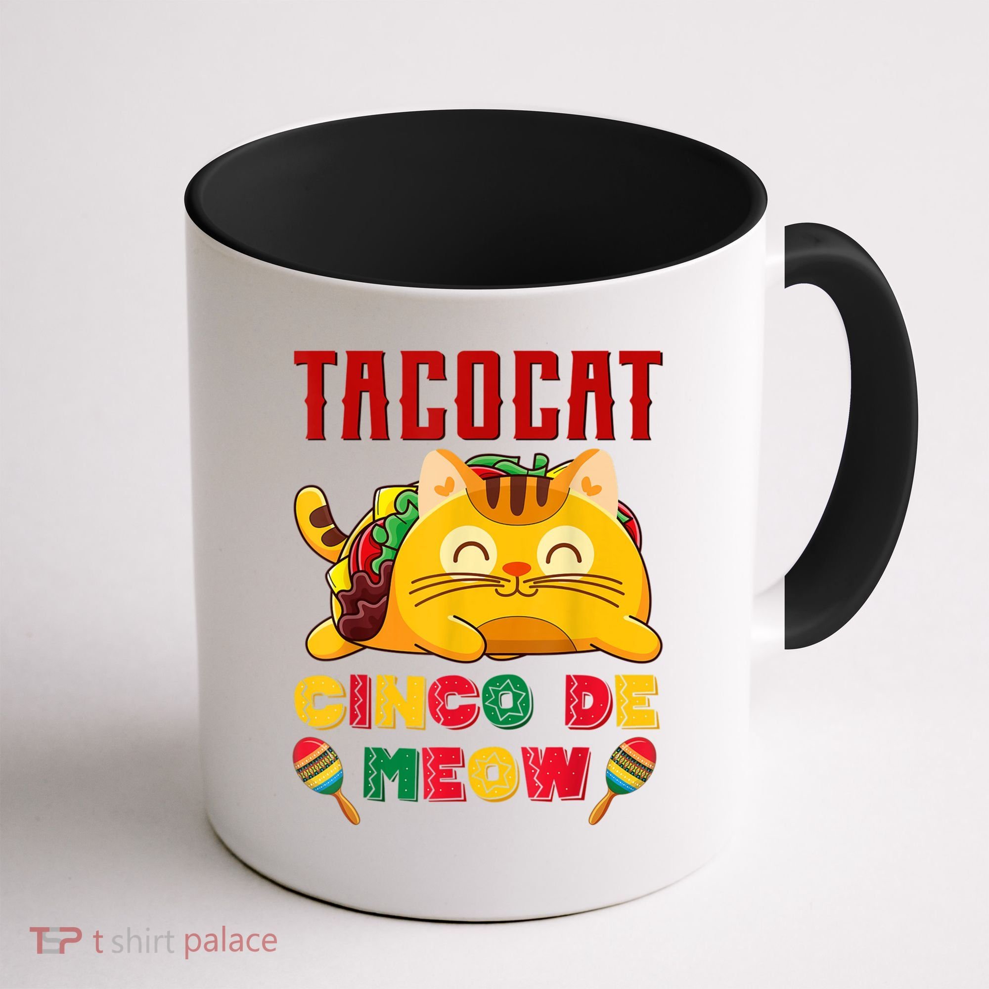 Cinco De Meow Taco Cat Mexican Coffee Mug