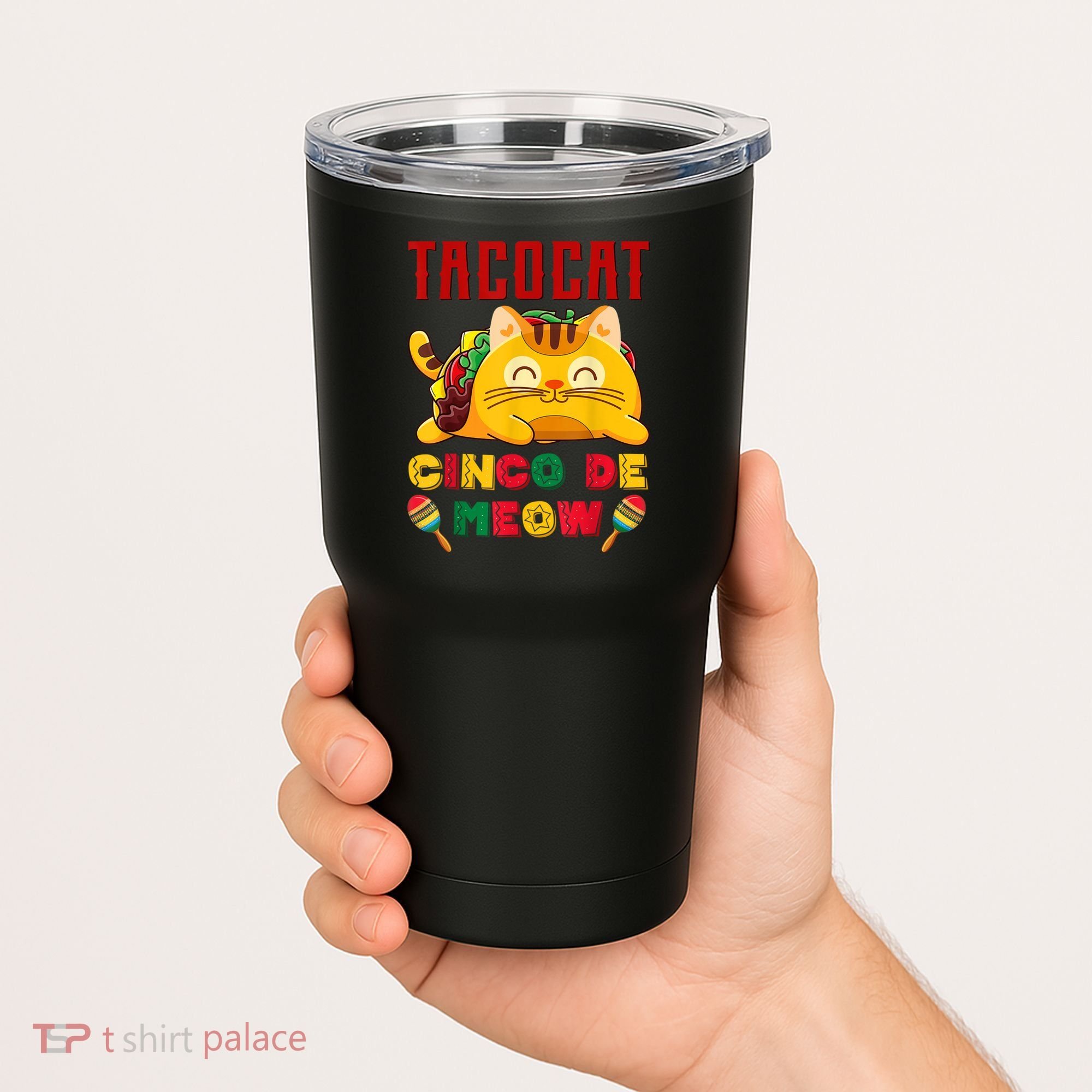 Cinco De Meow Taco Cat Mexican Tumbler