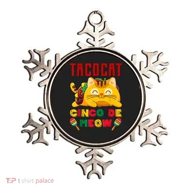 Cinco De Meow Taco Cat Mexican Ornament