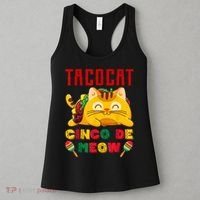 Cinco De Meow Taco Cat Mexican Women's Tank Top thumb 3