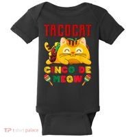 Cinco De Meow Taco Cat Mexican Baby Bodysuit thumb 0