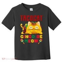 Cinco De Meow Taco Cat Mexican Toddler T-Shirt thumb 0