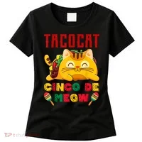 Cinco De Meow Taco Cat Mexican Women's T-Shirt thumb 0