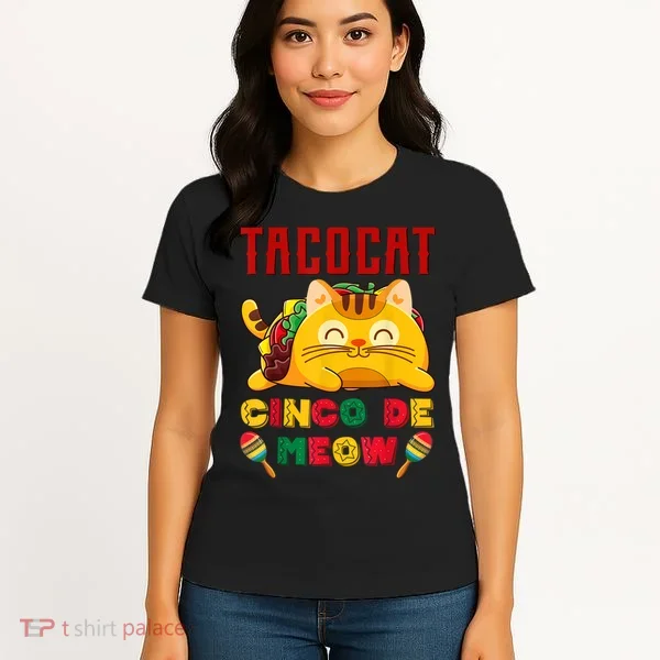 Cinco De Meow Taco Cat Mexican Women's T-Shirt