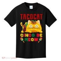 Cinco De Meow Taco Cat Mexican Kids T-Shirt thumb 0