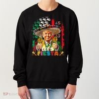Cinco De Mayo Trump Taco Funny Mexican Trump Let's Fiesta Women's Sweatshirt thumb 0