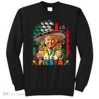 Cinco De Mayo Trump Taco Funny Mexican Trump Let's Fiesta Sweatshirt thumb 0