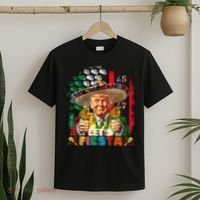 Cinco De Mayo Trump Taco Funny Mexican Trump Let's Fiesta T-Shirt thumb 2