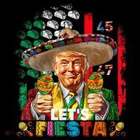 Cinco De Mayo Trump Taco Funny Mexican Trump Let's Fiesta Coffee Mug thumb 5