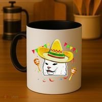 Cinco De Mayo Smudge Cat Mexican Lover Sombrero Cat Gifts Coffee Mug thumb 4