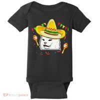 Cinco De Mayo Smudge Cat Mexican Lover Sombrero Cat Gifts Baby Bodysuit thumb 0