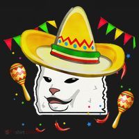 Cinco De Mayo Smudge Cat Mexican Lover Sombrero Cat Gifts Visor thumb 3