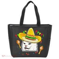 Cinco De Mayo Smudge Cat Mexican Lover Sombrero Cat Gifts Tote Bag thumb 0