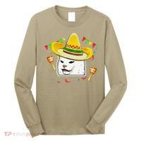 Cinco De Mayo Smudge Cat Mexican Lover Sombrero Cat Gifts Long Sleeve Shirt thumb 0