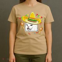 Cinco De Mayo Smudge Cat Mexican Lover Sombrero Cat Gifts T-Shirt thumb 4