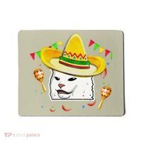Cinco De Mayo Smudge Cat Mexican Lover Sombrero Cat Gifts Mousepad thumb 0