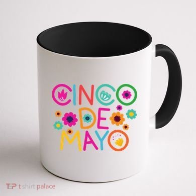 Cinco De Mayo Colorful Celebration Coffee Mug back