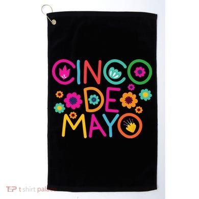 Cinco De Mayo Colorful Celebration Golf Towel