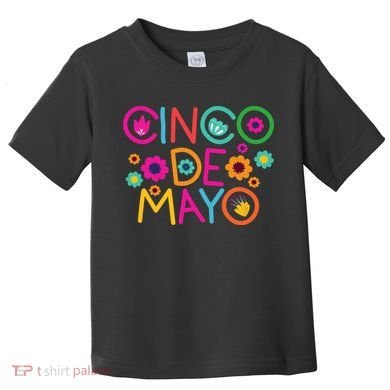Cinco De Mayo Colorful Celebration Toddler T-Shirt