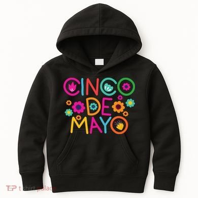 Cinco De Mayo Colorful Celebration Kids Hoodie