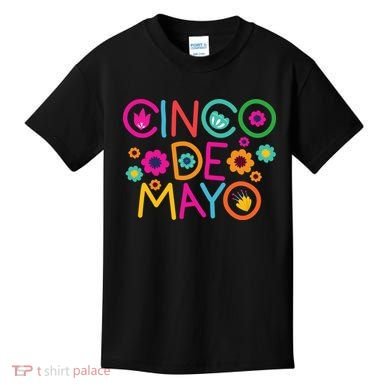 Cinco De Mayo Colorful Celebration Kids T-Shirt