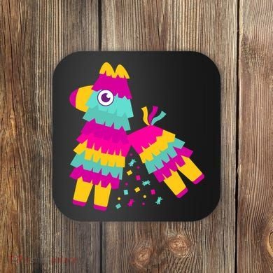 Cinco De Mayo Colorful Pinata Coaster