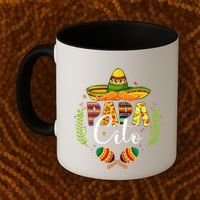 Cinco De Mayo Papa Cito Leopard Fiesta Mexican Fathers Day Coffee Mug thumb 2