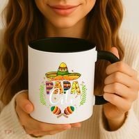 Cinco De Mayo Papa Cito Leopard Fiesta Mexican Fathers Day Coffee Mug thumb 3