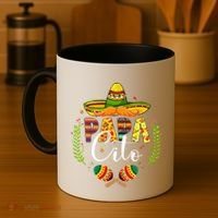 Cinco De Mayo Papa Cito Leopard Fiesta Mexican Fathers Day Coffee Mug thumb 4