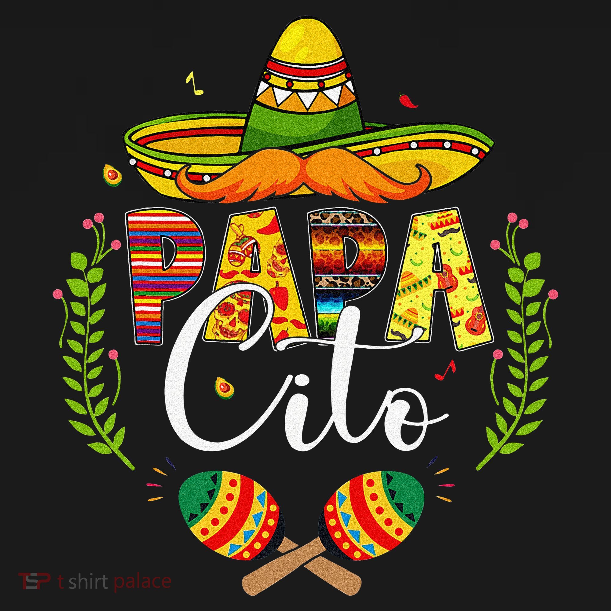 Cinco De Mayo Papa Cito Leopard Fiesta Mexican Fathers Day Ornament
