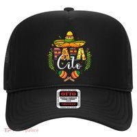 Cinco De Mayo Papa Cito Leopard Fiesta Mexican Fathers Day Hat thumb 0