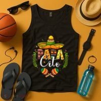 Cinco De Mayo Papa Cito Leopard Fiesta Mexican Fathers Day Tank Top thumb 4