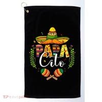 Cinco De Mayo Papa Cito Leopard Fiesta Mexican Fathers Day Golf Towel thumb 0