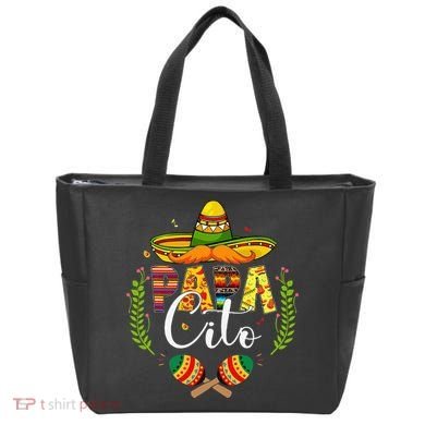 Cinco De Mayo Papa Cito Leopard Fiesta Mexican Fathers Day Tote Bag