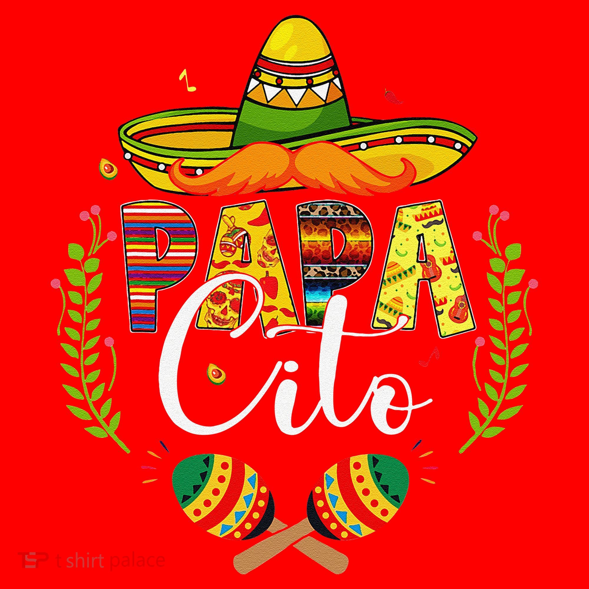 Cinco De Mayo Papa Cito Leopard Fiesta Mexican Fathers Day Santa Hat