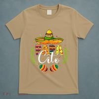 Cinco De Mayo Papa Cito Leopard Fiesta Mexican Fathers Day T-Shirt thumb 5