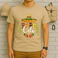 Cinco De Mayo Papa Cito Leopard Fiesta Mexican Fathers Day T-Shirt thumb 6