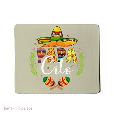 Cinco De Mayo Papa Cito Leopard Fiesta Mexican Fathers Day Mousepad