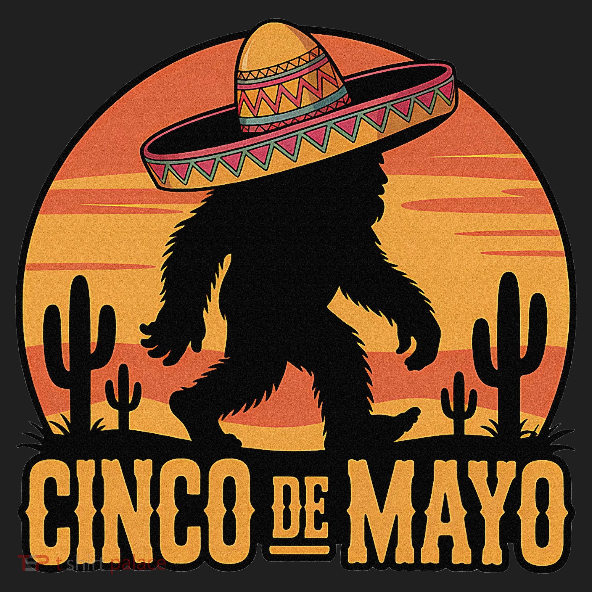 Cinco De Mayo Bigfoot Sombrero Desert Sunset Beanie