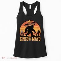 Cinco De Mayo Bigfoot Sombrero Desert Sunset Women's Tank Top thumb 0
