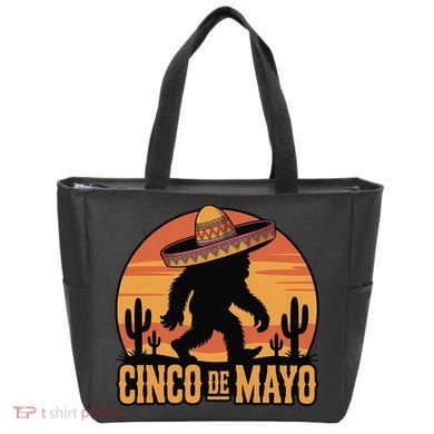 Cinco De Mayo Bigfoot Sombrero Desert Sunset Tote Bag