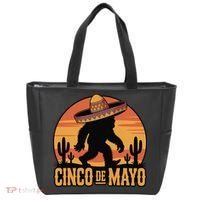 Cinco De Mayo Bigfoot Sombrero Desert Sunset Tote Bag thumb 0