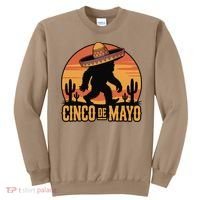 Cinco De Mayo Bigfoot Sombrero Desert Sunset Sweatshirt thumb 0