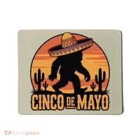 Cinco De Mayo Bigfoot Sombrero Desert Sunset Mousepad thumb 0