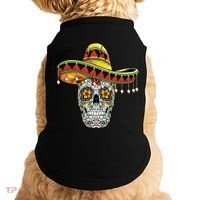 Cinco De Mayo Fiesta Skull Doggie Tank thumb 0
