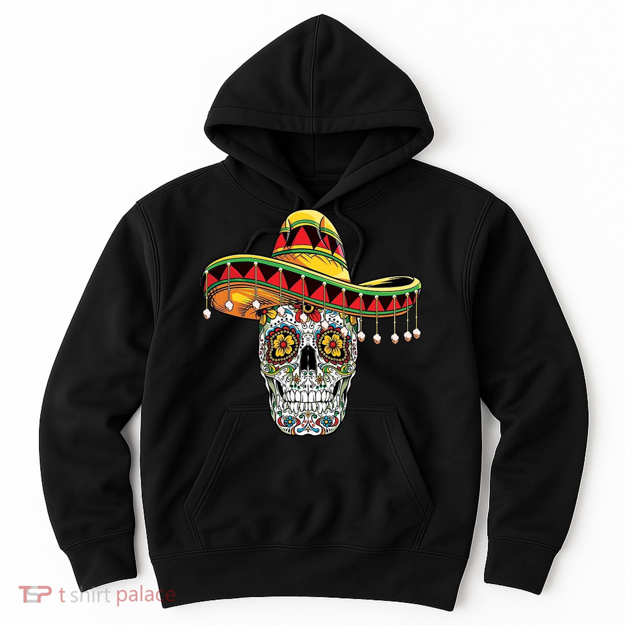 Cinco De Mayo Fiesta Skull Hoodie