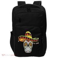 Cinco De Mayo Fiesta Skull Impact Tech Backpack thumb 0