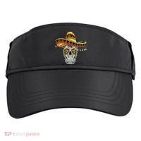 Cinco De Mayo Fiesta Skull Adult Drive Performance Visor thumb 0