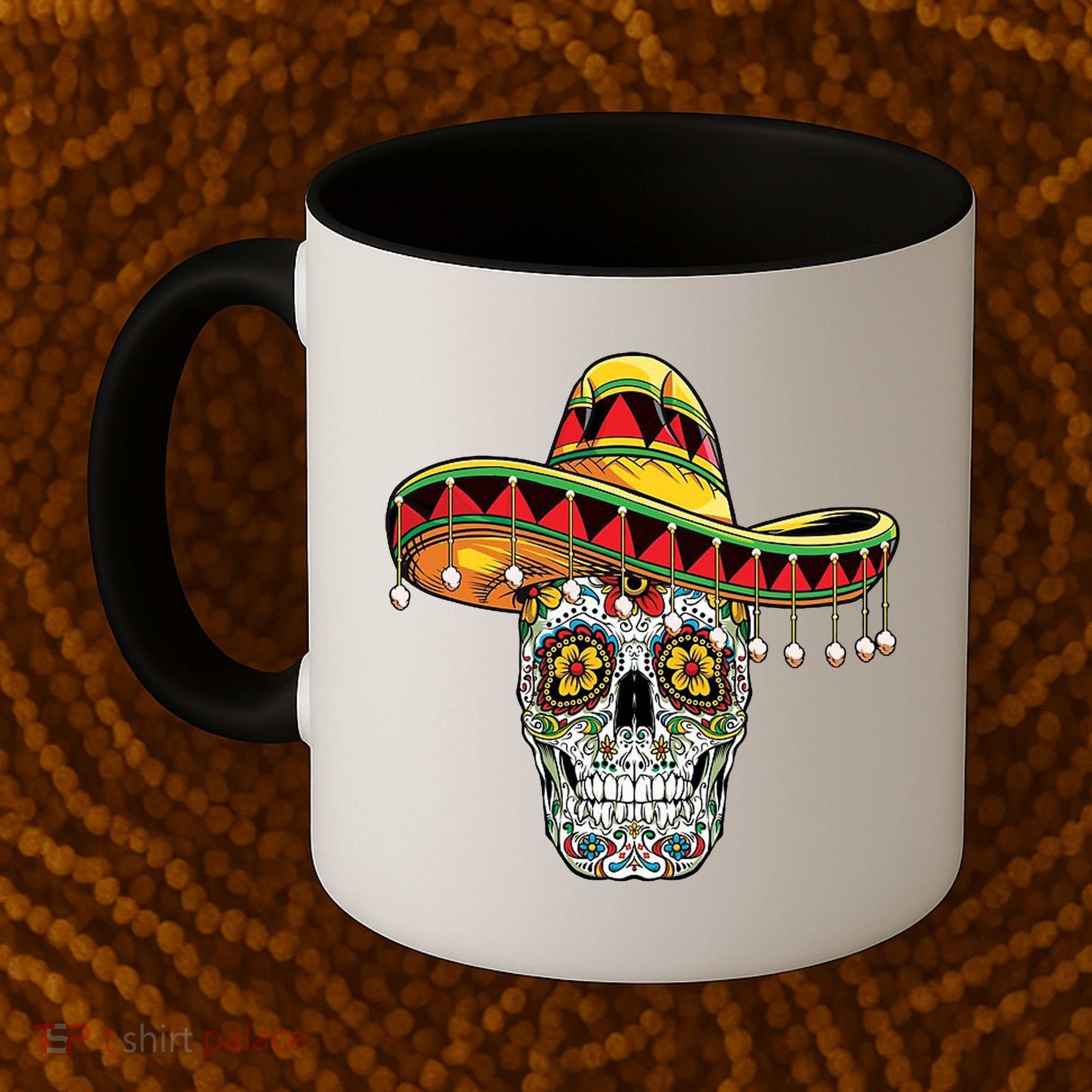 Cinco De Mayo Fiesta Skull Coffee Mug